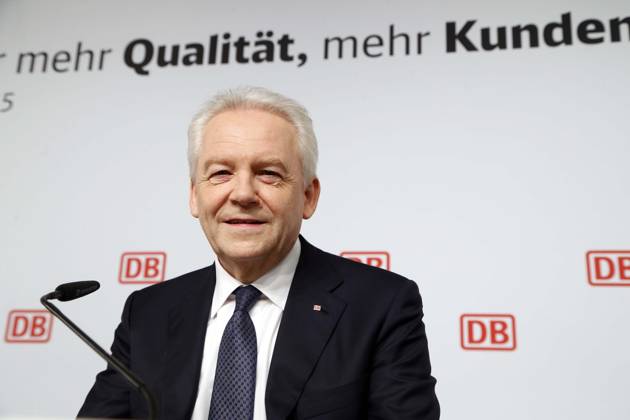 PK the Germans Rail in Berlin to Restructuring of Group in Berlin with Ruediger Pit, Chairman of the Management Board, Berlin Germany, Germany