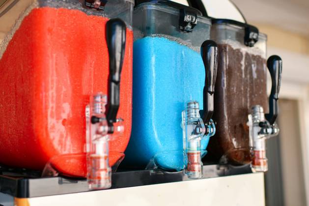 Ice granite containers Summer drink Juice machine , 47699880.jpg, bar, beverage, blue, buffet, closeup, cocktail, cola, cold, color, colored, container, cool, crane, cream, crushed, cup, dessert, device, dispenser, drink, equipment, flavor, food, fresh, frozen, fruit, granita, green, homemade, ice, iced, icy, industry, juice, machine, maker, pink, plastic, recipe, red, refreshing, refreshment, slush, sorbet, strawberry, summer, sweet, syrup, taste, water RECORD DATE NOT STATED