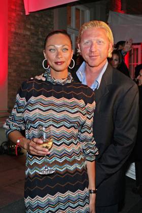 Boris Becker, Ex Tennis professional and its Girlfriend Lilli, at the award Ceremony of Sport Picture Award 2007 in Hamburg to the Elbchaussee in the Elb Lounge Copyright Passig 13 08 2007 Berlin Germany