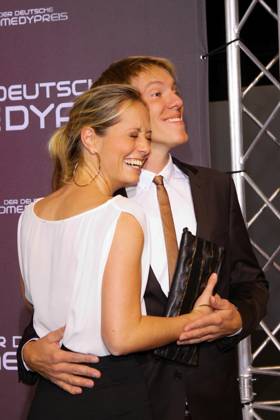 Simon Gosejohan and Girlfriend Angela Finger Heirs to Guest at the award Ceremony of Germans Comedy Award 2009 at Coloneum in Cologne Ossendorf on 20 10 09 the German Comedy Award will First on Friday, the 23 October 2009, from 21 15 Clock to 00 00 Clock at RTL aired, it exists a LOCKING DATE for the Announcement the Winners to Friday, 2