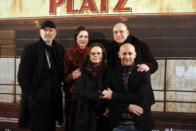 Juergen Bird, Michael Gwisdek, Gudrun Knight, Samuel Schneider, Matti Geschonneck, at the Film premiere from Boxhagener Place at Berlin Cinema International, Red Carpet, Arrival the Guests, Fanfarenzug Potsdam Berlin Germany, Germany