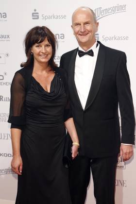 State Premier Dietmar Woidke and Wife at the award Ceremony 20 Golden Hen in Leipzig, Red Carpet, Saxony Germany, Germany