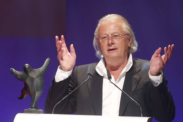 Preistraeger Frank Castorf at the award Ceremony of 23 B Z Culture Prize 2014 in Berlin, Theatre on Kurfuerstendamm, Award ceremony, Berlin Germany, Germany