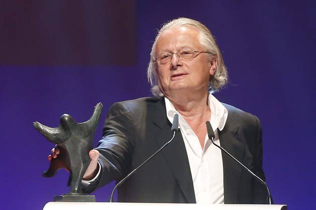 Preistraeger Frank Castorf at the award Ceremony of 23 B Z Culture Prize 2014 in Berlin, Theatre on Kurfuerstendamm, Award ceremony, Berlin Germany, Germany