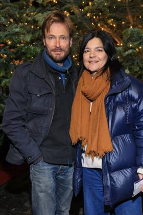 Andreas Pietschmann and Jasmin Tabatabai at the Red Carpet to Premiere of Roncalli Christmas Circus 2023, Tempodrom, Berlin, Berlin