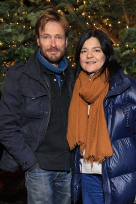 Andreas Pietschmann and Jasmin Tabatabai at the Red Carpet to Premiere of Roncalli Christmas Circus 2023, Tempodrom, Berlin, Berlin