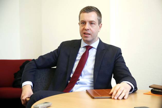 Stefan Evers, Generalsekretaer the CDU Berlin, Portrait at Berlin House of Representatives, Berlin Germany, Germany