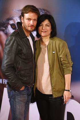 Andreas Pietschmann and Jasmin Tabatabei at the Film premiere from Wild at Cinema International in Berlin, Red Carpet, Movie premiere, Berlin Germany, Germany