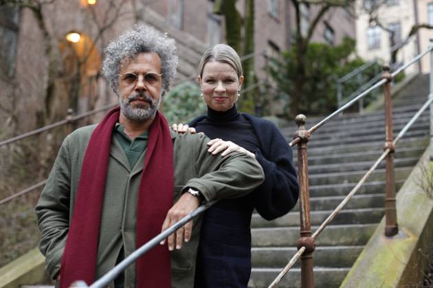 GÖTEBORG, SWEDEN 20250128 Director Mikael Marcimain and author Linn Ullmann photographed in connection with the presentation of the SVT series Det dyrbara, based on the novel of the same name by Linn Ullmann GÖTEBORG, SWEDEN x9200x  Copyright: xAdamxIhse TTx MARCIMAN ULLMANN ZfRD9FVTsCo