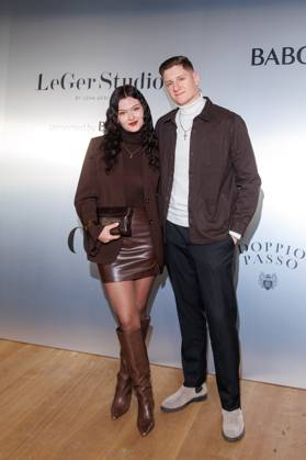 Berlin Fashion Week LeGer Studio presented by Babor Katharina Vosk and Marten Siewert at LeGer Studio presented by Babor as part of Berlin Fashion Week Fall Winter 2025 at Reethaus im Flussbad on 01 02,2025 in Berlin Copyright: xEventpressxKochanx