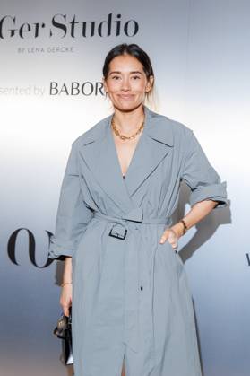 Berlin Fashion Week LeGer Studio presented by Babor Anna Schürrle Anna Sharypova at LeGer Studio presented by Babor as part of Berlin Fashion Week Fall Winter 2025 at Reethaus im Flussbad on 01 02,2025 in Berlin Copyright: xEventpressxKochanx