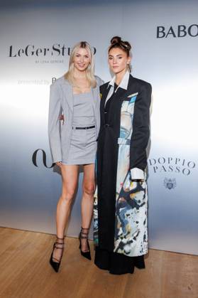 Berlin Fashion Week LeGer Studio presented by Babor Lena Gercke and Stefanie Giesinger at LeGer Studio presented by Babor as part of Berlin Fashion Week Fall Winter 2025 at Reethaus im Flussbad on 01 02,2025 in Berlin Copyright: xEventpressxKochanx