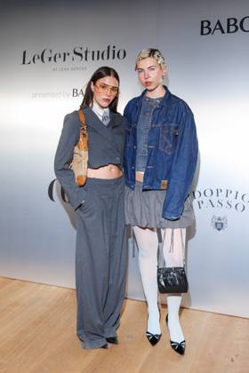 Berlin Fashion Week LeGer Studio presented by Babor Maria Gabriela Santos and Valentina Rosic at LeGer Studio presented by Babor as part of Berlin Fashion Week Fall Winter 2025 at Reethaus im Flussbad on 01 02,2025 in Berlin Copyright: xEventpressxKochanx