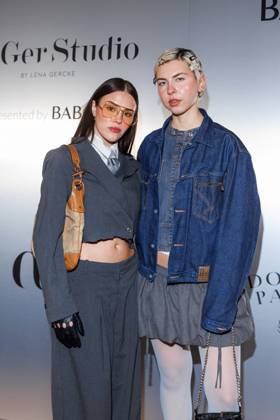 Berlin Fashion Week LeGer Studio presented by Babor Maria Gabriela Santos and Valentina Rosic at LeGer Studio presented by Babor as part of Berlin Fashion Week Fall Winter 2025 at Reethaus im Flussbad on 01 02,2025 in Berlin Copyright: xEventpressxKochanx