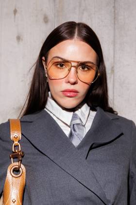 Berlin Fashion Week LeGer Studio presented by Babor Maria Gabriela Santos at LeGer Studio presented by Babor as part of Berlin Fashion Week Fall Winter 2025 at Reethaus im Flussbad on 01 02,2025 in Berlin Copyright: xEventpressxKochanx