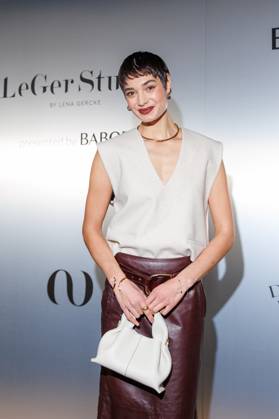 Berlin Fashion Week LeGer Studio presented by Babor Sarah Posch at LeGer Studio presented by Babor as part of Berlin Fashion Week Fall Winter 2025 at Reethaus im Flussbad on 01 02,2025 in Berlin Copyright: xEventpressxKochanx