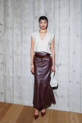 Berlin Fashion Week LeGer Studio presented by Babor Sarah Posch at LeGer Studio presented by Babor as part of Berlin Fashion Week Fall Winter 2025 at Reethaus im Flussbad on 01 02,2025 in Berlin Copyright: xEventpressxKochanx