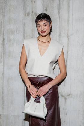 Berlin Fashion Week LeGer Studio presented by Babor Sarah Posch at LeGer Studio presented by Babor as part of Berlin Fashion Week Fall Winter 2025 at Reethaus im Flussbad on 01 02,2025 in Berlin Copyright: xEventpressxKochanx
