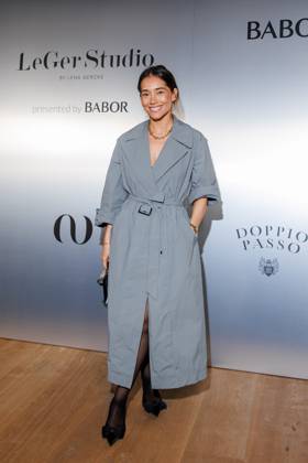 Berlin Fashion Week LeGer Studio presented by Babor Anna Schürrle Anna Sharypova at LeGer Studio presented by Babor as part of Berlin Fashion Week Fall Winter 2025 at Reethaus im Flussbad on 01 02,2025 in Berlin Copyright: xEventpressxKochanx