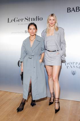 Berlin Fashion Week LeGer Studio presented by Babor Anna Schürrle Anna Sharypova and Lena Gercke at LeGer Studio presented by Babor as part of Berlin Fashion Week Fall Winter 2025 at Reethaus im Flussbad on 01 02,2025 in Berlin Copyright: xEventpressxKochanx