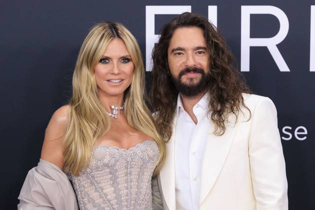 February 2, 2025, Los Angeles, California, USA: (L-R) Heidi Klum and Tom Kaulitz at the 67th Grammy Awards held on Sunday February 2, 2025 at Crypto.com Arena in Los Angeles California. JAVIER ROJAS PI Los Angeles USA - ZUMAp124 20250202_zaa_p124_246 Copyright: xJavierxRojasx