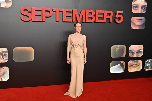Leonie Benesch attends ˜September 5™ - UK Premiere at the Curzon Mayfair in London, England. UK. Tuesday 4th February 2025. Copyright: xJamesxWarrenx aduo4198