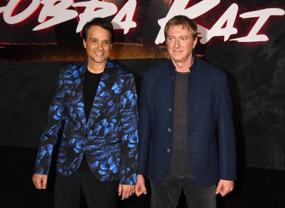 HOLLYWOOD, CA - FEBRUARY 12: Ralph Macchio and William Zabka at Netflix s Cobra Kai Series Finale Premiere at the Egyptian Theater in Hollywood, California on February 12, 2025. Copyright: xJeffreyxMayerx