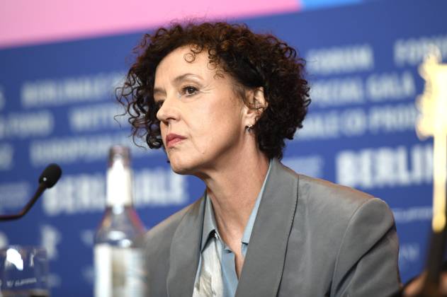 Maria Schrader at the press conference of the international jury at the Berlinale 2025 75 Berlin International Film Festival at the Hotel Grand Hyatt Berlin, 13 02 2025 Foto:xC.xNiehausx xFuturexImagex jury_5259