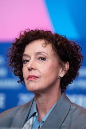 Berlinale Jury Press Conference Maria Schrader attending the Jury Press Conference during the 75th Berlinale International Film Festival Berlin at Grand Hyatt Hotel in Berlin, Germany, on February 13, 2024. Photo by Aurore Marechal ABACAPRESS.COM Berlin Germany  Copyright: xMarechalxAurore ABACAx