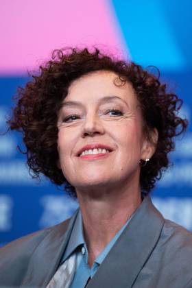 Berlinale Jury Press Conference Maria Schrader attending the Jury Press Conference during the 75th Berlinale International Film Festival Berlin at Grand Hyatt Hotel in Berlin, Germany, on February 13, 2024. Photo by Aurore Marechal ABACAPRESS.COM Berlin Germany  Copyright: xMarechalxAurore ABACAx