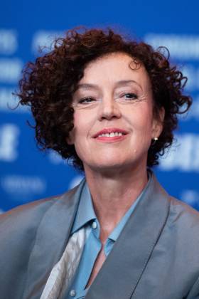 Berlinale Jury Press Conference Maria Schrader attending the Jury Press Conference during the 75th Berlinale International Film Festival Berlin at Grand Hyatt Hotel in Berlin, Germany, on February 13, 2024. Photo by Aurore Marechal ABACAPRESS.COM Berlin Germany  Copyright: xMarechalxAurore ABACAx