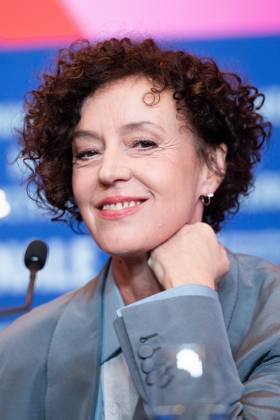 Berlinale Jury Press Conference Maria Schrader attending the Jury Press Conference during the 75th Berlinale International Film Festival Berlin at Grand Hyatt Hotel in Berlin, Germany, on February 13, 2024. Photo by Aurore Marechal ABACAPRESS.COM Berlin Germany  Copyright: xMarechalxAurore ABACAx