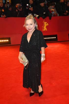 Christine Urspruch at the opening of the 75th Berlinale International Film Festival with the Das Licht Film Premiere on 13 02 2025 in Berlin Berlinale Opening 2025 with the Das Licht Film Premiere in Berlin