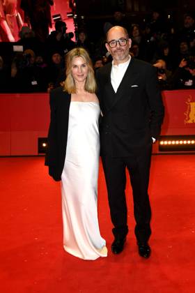 Nele Mueller Stoefen and Edward Berger at the opening of the 75th Berlinale International Film Festival with the Das Licht Film Premiere on February 13, 2025 in Berlin Berlinale Opening 2025 with the Das Licht Film Premiere in Berlin