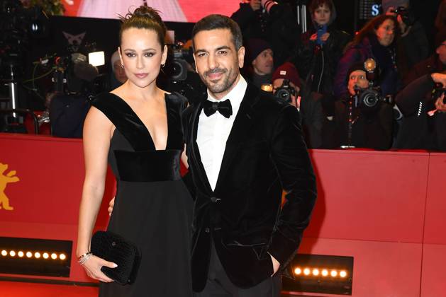 Elyas M Barek and Jessica Riso at the opening of the 75th Berlinale International Film Festival with the Das Licht Film Premiere on February 13, 2025 in Berlin Berlinale Opening 2025 with the Das Licht Film Premiere in Berlin