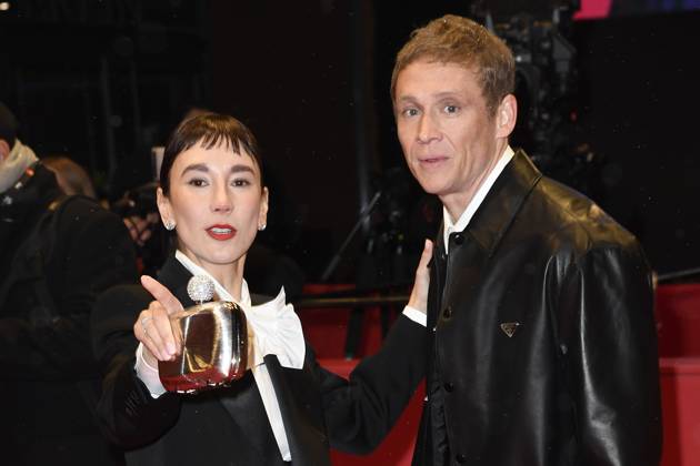 Sibel Kekilli and Matthias Schweighoefer at the opening of the 75th Berlinale International Film Festival with the Das Licht Film Premiere on February 13, 2025 in Berlin Berlinale Opening 2025 with the Das Licht Film Premiere in Berlin