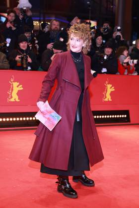 13 02 2025, Tricia Tuttle, Festival Director at the opening of the 75th Berlinale, Berlin International Film Festival, Red Carpet, Berlin Germany, Germany