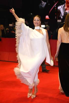 Jessica Schwarz at the opening of the 75th Berlinale International Film Festival with the Das Licht Film Premiere on February 13, 2025 in Berlin Berlinale Opening 2025 with the Das Licht Film Premiere in Berlin