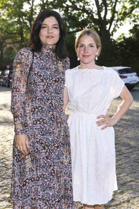 Jasmin Tabatabai and Paula Kalenberg AT The Producer s party Summer Party AT Tipi on Chancellery in Berlin, Germany, 25 June 2019 Berlin Germany Germany