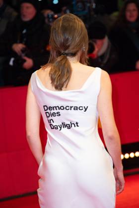 Berlinale Opening Red Carpet Luisa Neubauer attending the Opening red carpet of the 75th Berlin International Film Festival (Berlinale) in Berlin, Germany, on February 13, 2025. Photo by Aurore Marechal ABACAPRESS.COM Berlin Germany  Copyright: xMarechalxAurore ABACAx