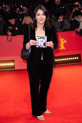 Berlinale Opening Red Carpet Duzen Tekkal attending the Opening red carpet of the 75th Berlin International Film Festival (Berlinale) in Berlin, Germany, on February 13, 2025. Photo by Aurore Marechal ABACAPRESS.COM Berlin Germany  Copyright: xMarechalxAurore ABACAx