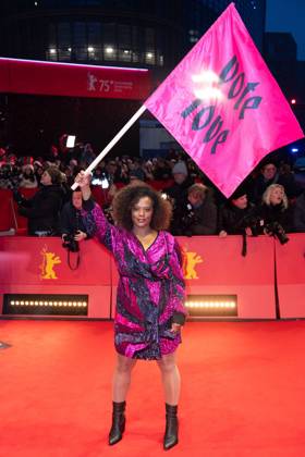 Berlinale Opening Red Carpet Denise M Baye attending the Opening red carpet of the 75th Berlin International Film Festival (Berlinale) in Berlin, Germany, on February 13, 2025. Photo by Aurore Marechal ABACAPRESS.COM Berlin Germany  Copyright: xMarechalxAurore ABACAx
