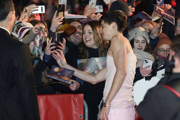 Timothee Chalamet at the premiere of the feature film Like A Complete Unknown at the Berlinale 2025 75 Berlin International Film Festival at the Berlinale Palast Berlin, 14 02 2025 Foto:xC.xNiehausx xFuturexImagex unknown_prem_5231