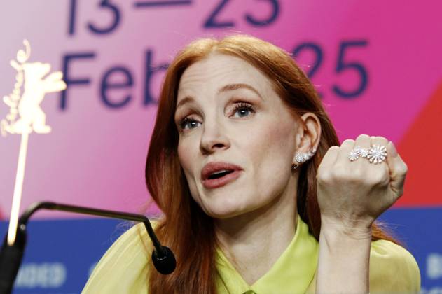 Jessica Chastain bei der Pressekonferenz zum Kinofilm Dreams auf der Berlinale 2025 75. Internationale Filmfestspiele Berlin im Hotel Grand Hyatt. Berlin, 15.02.2025 Foto:xC.xTamckex xFuturexImagex dreams_5277