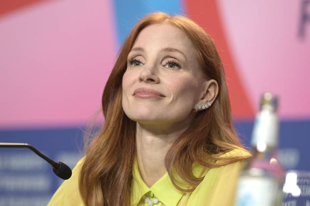 Jessica Chastain at the press conference for the feature film Dreams at the Berlinale 2025 75 Berlin International Film Festival at the Hotel Grand Hyatt Berlin, 15 02 2025 Foto:xC.xNiehausx xFuturexImagex dreams_5295