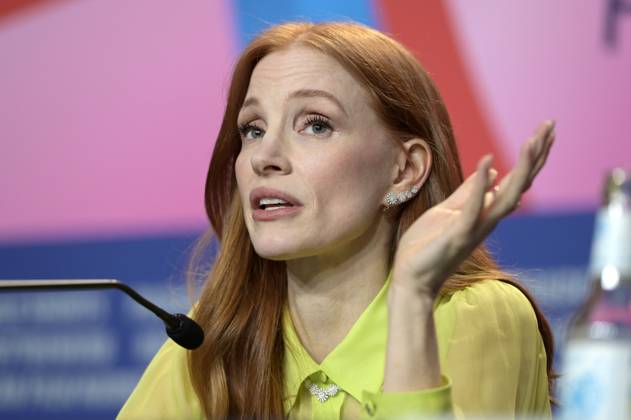 Jessica Chastain at the press conference for the feature film Dreams at the Berlinale 2025 75 Berlin International Film Festival at the Hotel Grand Hyatt Berlin, 15 02 2025 Foto:xC.xNiehausx xFuturexImagex dreams_5296