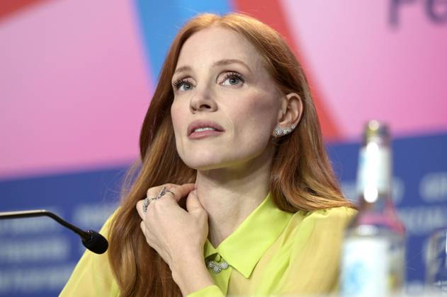 Jessica Chastain at the press conference for the feature film Dreams at the Berlinale 2025 75 Berlin International Film Festival at the Hotel Grand Hyatt Berlin, 15 02 2025 Foto:xC.xNiehausx xFuturexImagex dreams_5298