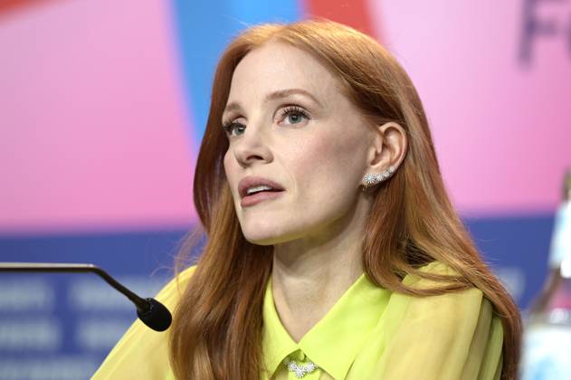 Jessica Chastain at the press conference for the feature film Dreams at the Berlinale 2025 75 Berlin International Film Festival at the Hotel Grand Hyatt Berlin, 15 02 2025 Foto:xC.xNiehausx xFuturexImagex dreams_5299