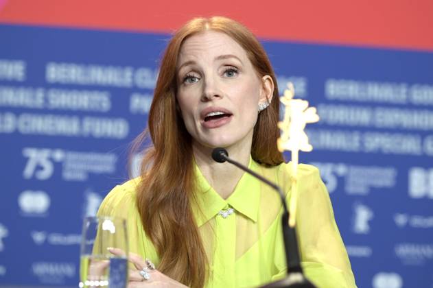 Jessica Chastain at the press conference for the feature film Dreams at the Berlinale 2025 75 Berlin International Film Festival at the Hotel Grand Hyatt Berlin, 15 02 2025 Foto:xC.xNiehausx xFuturexImagex dreams_5304