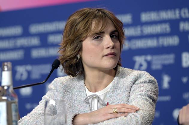 Mala Emde at the press conference for the feature film Köln 75 at the Berlinale 2025 75 Berlin International Film Festival at the Hotel Grand Hyatt Berlin, 15 02 2025 Foto:xC.xNiehausx xFuturexImagex koeln_5210